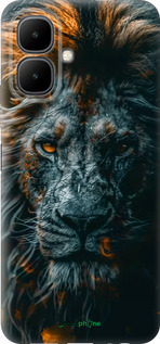 Силиконовый чехол Лев в сумерках для Infinix Smart 10 - 6154u-4104 изображение 