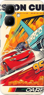 Силиконовый чехол Тачки для Infinix Smart 10 - 6288u-4104 изображение 