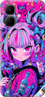 Силиконовый чехол Аниме милаха для Infinix Smart 10 - 6314u-4104 изображение 