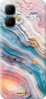 Силиконовый чехол Мрамор красивый для Infinix Smart 10 - 6376u-4104 изображение 