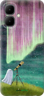 Силиконовый чехол Привидение и звезды для Infinix Smart 10 - 6443u-4104 изображение 