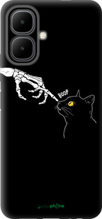 Силиконовый чехол Кошка для Infinix Smart 10 - 6505u-4104 изображение 