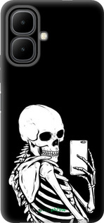 Силиконовый чехол Скелет делает Selfie для Infinix Smart 10 - 6535u-4104 изображение 