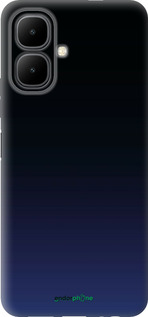 Силиконовый чехол Градиент в тёмно - синем стиле для Infinix Smart 10 - 6542u-4104 изображение 