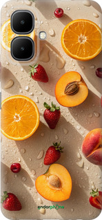 Силиконовый чехол Фрукты 3 для Infinix Smart 10 - 6703u-4104 изображение 