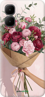 Силиконовый чехол Пионы 1 для Infinix Smart 10 - 6705u-4104 изображение 