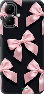 Силиконовый чехол Coquette Ribbons Dark Coquette для Infinix Smart 10 - 6767u-4104 изображение 