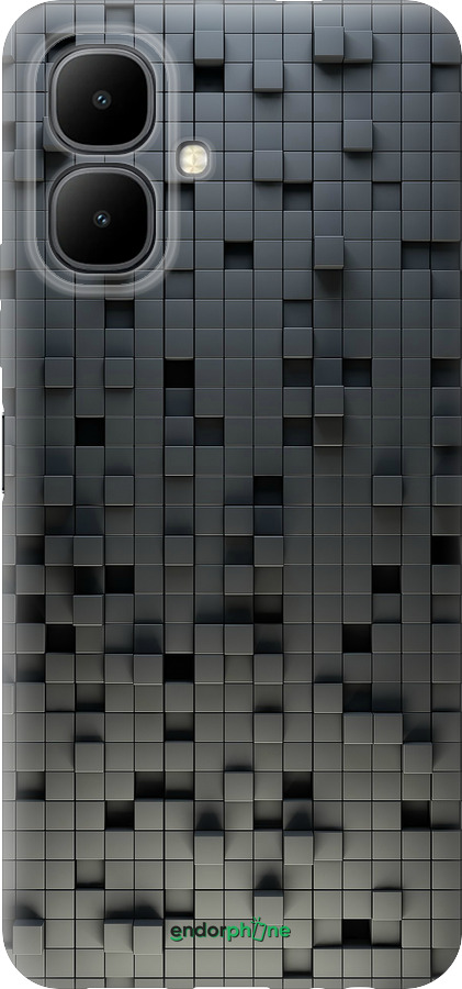 Силиконовый чехол Кубики для Infinix Smart 10 - 1061u-4104 изображение 