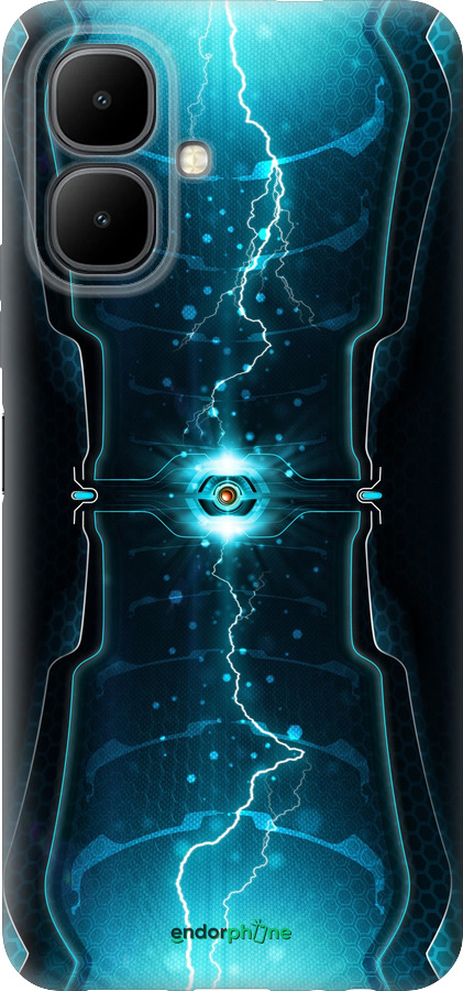 Силиконовый чехол Молнии в цилиндре для Infinix Smart 10 - 120u-4104 изображение 