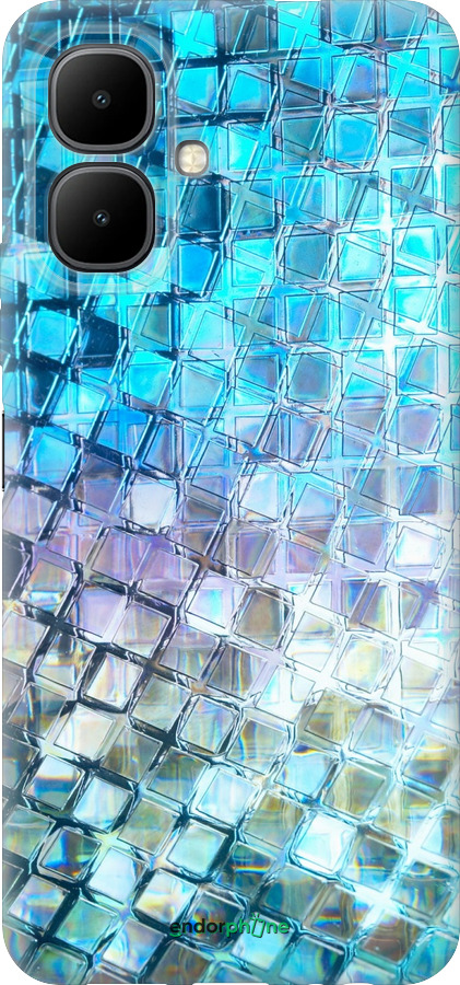 Силиконовый чехол Переливающаяся чешуя для Infinix Smart 10 - 227u-4104 изображение 