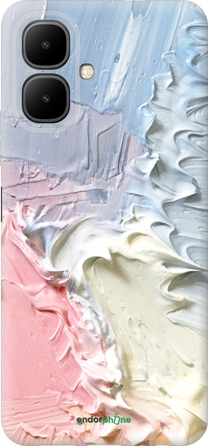 Силиконовый чехол Пастель v1 для Infinix Smart 10 - 3981u-4104 изображение 