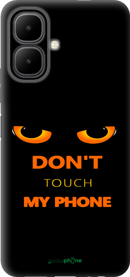 Силиконовый чехол Don't touch the phone для Infinix Smart 10 - 4261u-4104 изображение 