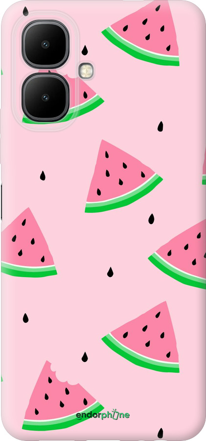 Силиконовый чехол Розовый арбуз для Infinix Smart 10 - 4314u-4104 изображение 