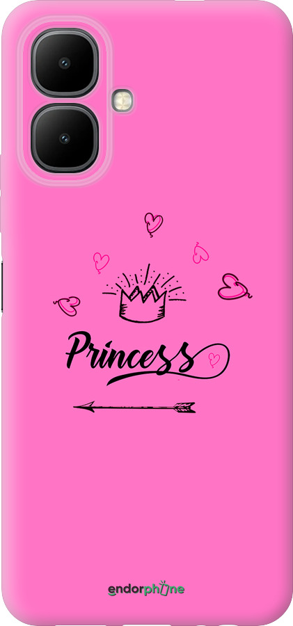 Силиконовый чехол Princess для Infinix Smart 10 - 4361u-4104 изображение 