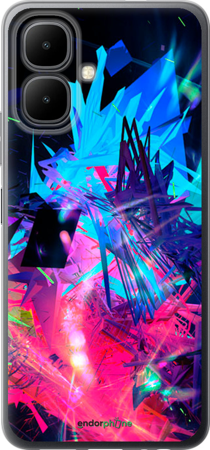 Силиконовый чехол Абстрактный чехол для Infinix Smart 10 - 4681u-4104 изображение 