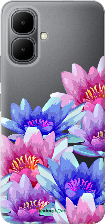 Силиконовый чехол Лотос для Infinix Smart 10 - 4862u-4104 изображение 