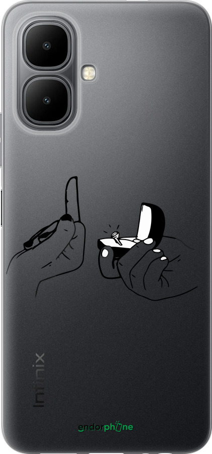 Силиконовый чехол Предложение для Infinix Smart 10 - 4898u-4104 изображение 