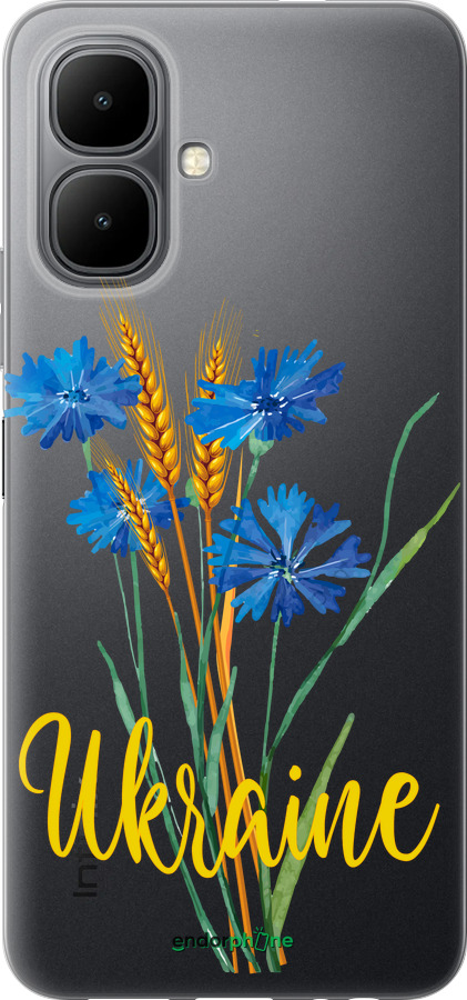 Силиконовый чехол Ukraine v2 для Infinix Smart 10 - 5445u-4104 изображение 