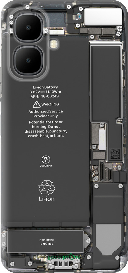 Силиконовый чехол Детали смартфона для Infinix Smart 10 - 5487u-4104 изображение 