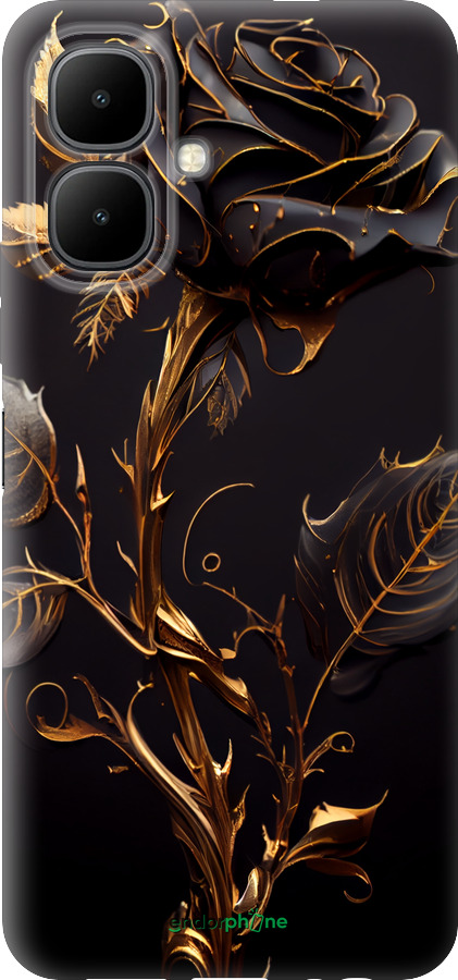 Силиконовый чехол Роза 3 для Infinix Smart 10 - 5552u-4104 изображение 