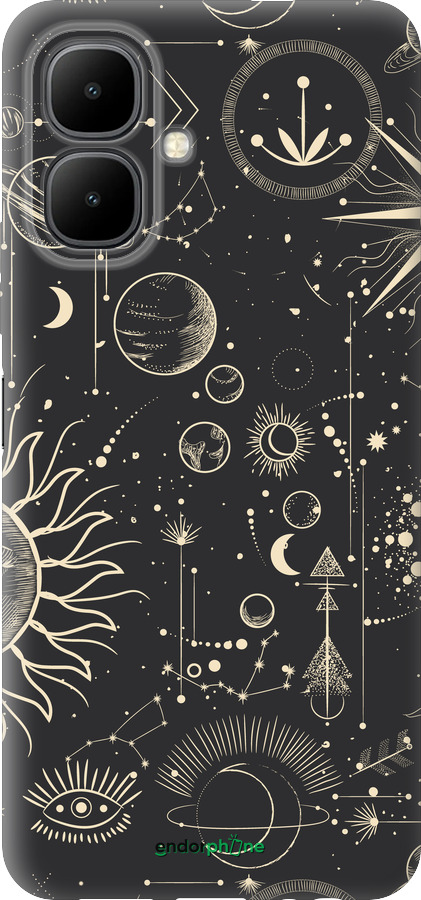 Силиконовый чехол Фаза луны для Infinix Smart 10 - 5605u-4104 изображение 