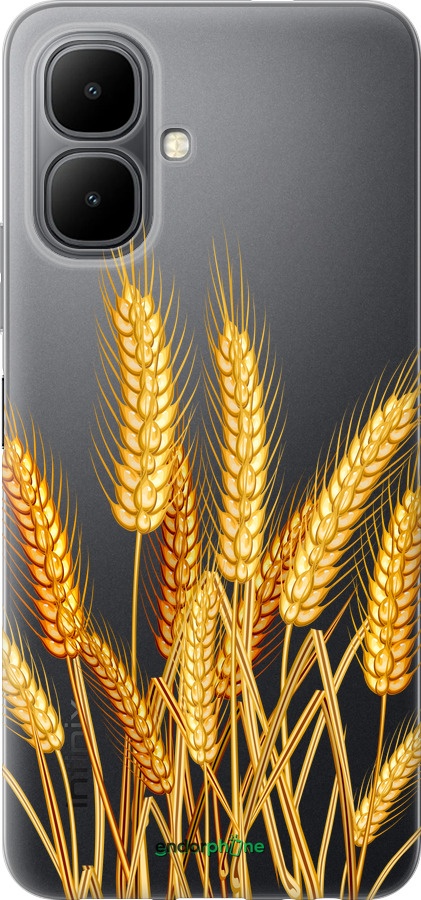 Силиконовый чехол Колоски пшеници для Infinix Smart 10 - 5866u-4104 изображение 