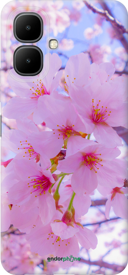 Силиконовый чехол Сакура для Infinix Smart 10 - 6029u-4104 изображение 