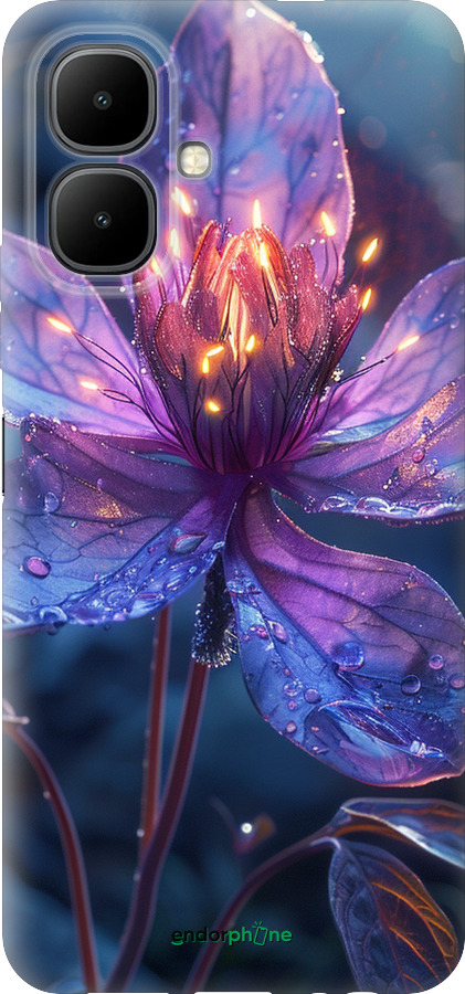 Силиконовый чехол Магический цветок для Infinix Smart 10 - 6038u-4104 изображение 