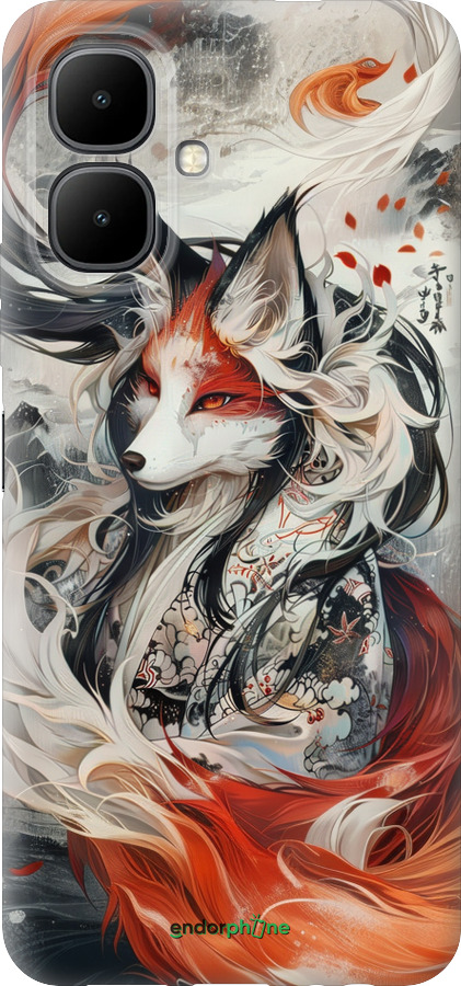 Силиконовый чехол Дух кицунэ' для Infinix Smart 10 - 6107u-4104 изображение 
