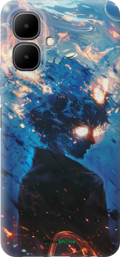 Силиконовый чехол Сатору Годжо для Infinix Smart 10 - 6129u-4104 изображение 