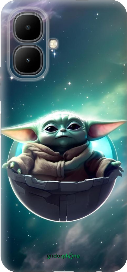 Силиконовый чехол Малышь йода для Infinix Smart 10 - 6294u-4104 изображение 