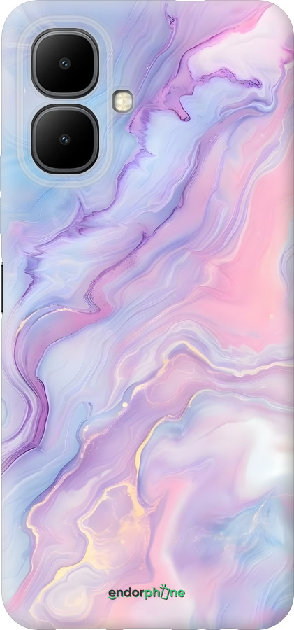 Силиконовый чехол Нежный мрамор для Infinix Smart 10 - 6310u-4104 изображение 