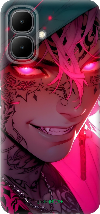 Силиконовый чехол Аниме демон 3 для Infinix Smart 10 - 6313u-4104 изображение 
