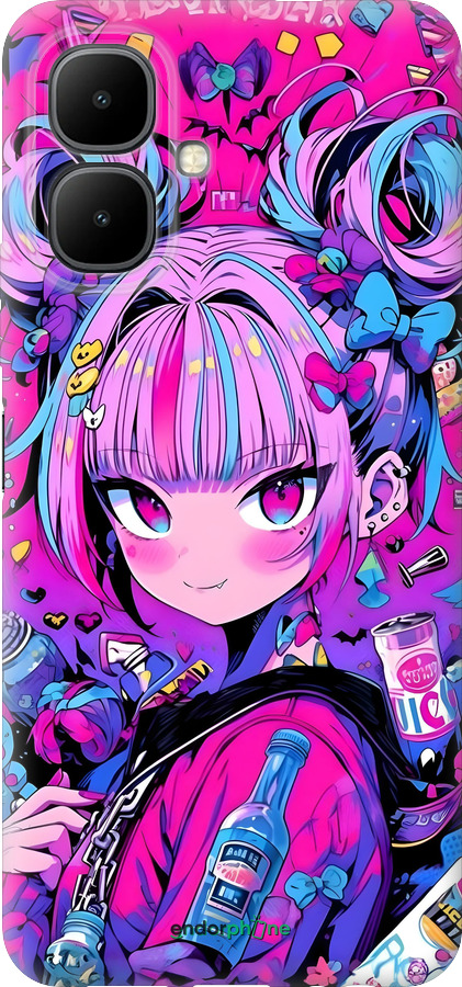 Силиконовый чехол Аниме милаха для Infinix Smart 10 - 6314u-4104 изображение 