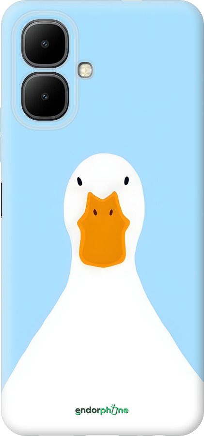 Силиконовый чехол Гусь для Infinix Smart 10 - 6350u-4104 изображение 