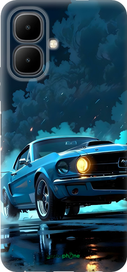 Силіконовий чехол Форд мустанг для Infinix Smart 10 - 6374u-4104 изображение 