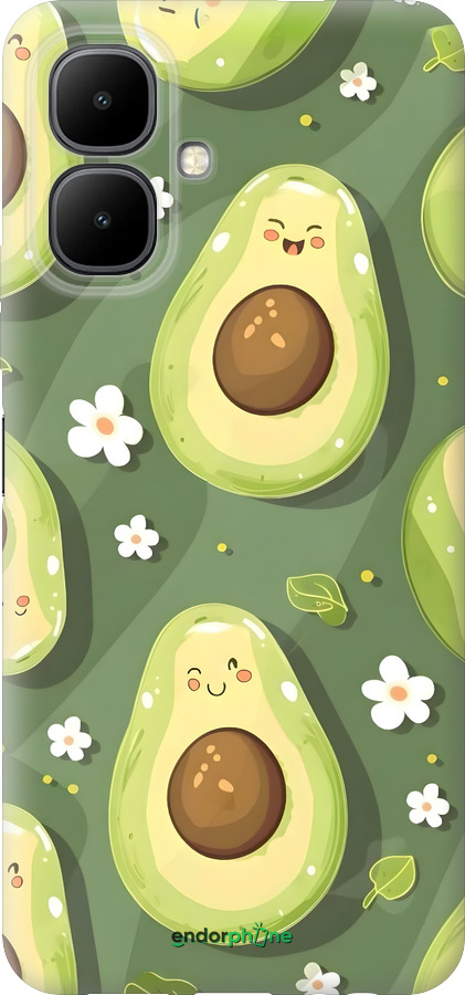 Силиконовый чехол Авокадо для Infinix Smart 10 - 6380u-4104 изображение 