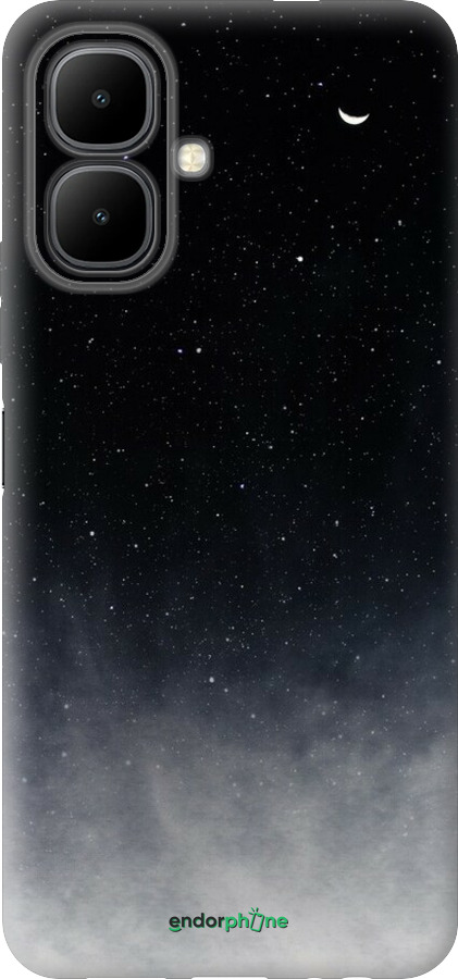 Силиконовый чехол Сині хмари, Синій місяць для Infinix Smart 10 - 6396u-4104 изображение 