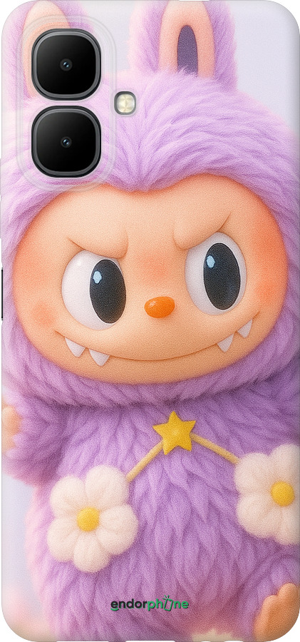 Силиконовый чехол Лабубу для Infinix Smart 10 - 6708u-4104 изображение 