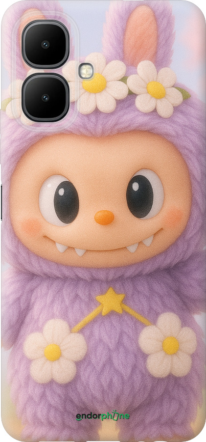 Силиконовый чехол Лабубу 1 для Infinix Smart 10 - 6709u-4104 изображение 