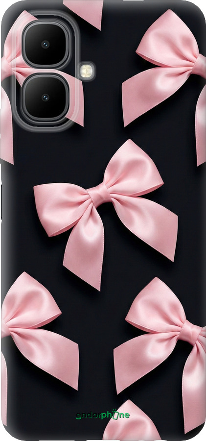 Силиконовый чехол Coquette Ribbons Dark Coquette для Infinix Smart 10 - 6767u-4104 изображение 