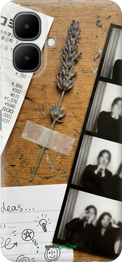 Силиконовый чехол Aesthetic Scrapbook Collage для Infinix Smart 10 - 6773u-4104 изображение 