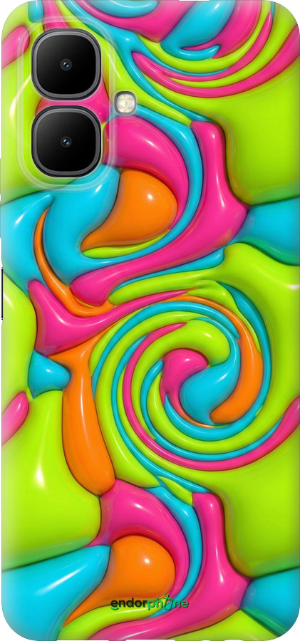 Силиконовый чехол Y2K Jelly Dream для Infinix Smart 10 - 6780u-4104 изображение 