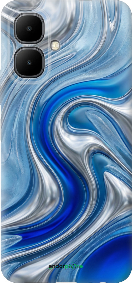 Силиконовый чехол Liquid Chrome для Infinix Smart 10 - 6781u-4104 изображение 