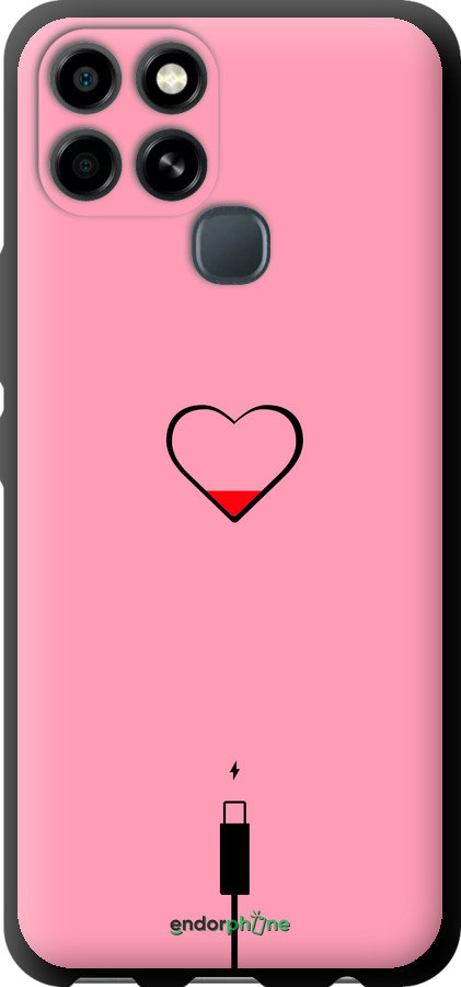 TPU чехол Підзарядка серця1 для Infinix Smart 6 - 4275b-2758 изображение 