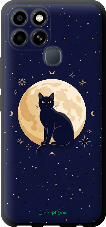 TPU чехол Cute Cat Celestial/Witchy для Infinix Smart 6 - 6787b-2758 изображение 