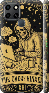 3D пластиковий матовий чехол The Overthinker для Infinix Smart 6 - 6774m-2758 изображение 