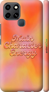 3D пластиковый матовый чехол 'Aura Gradient Main Character Energy Aesthetic Y2K' для Infinix Smart 6 изображение 9