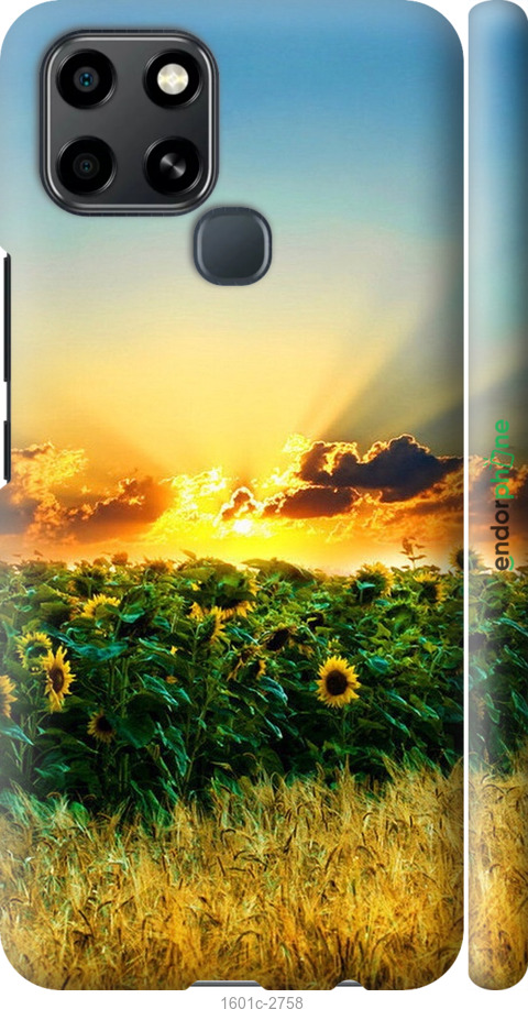 

3D пластиковий матовий чохол "Україна" для Infinix Smart 6