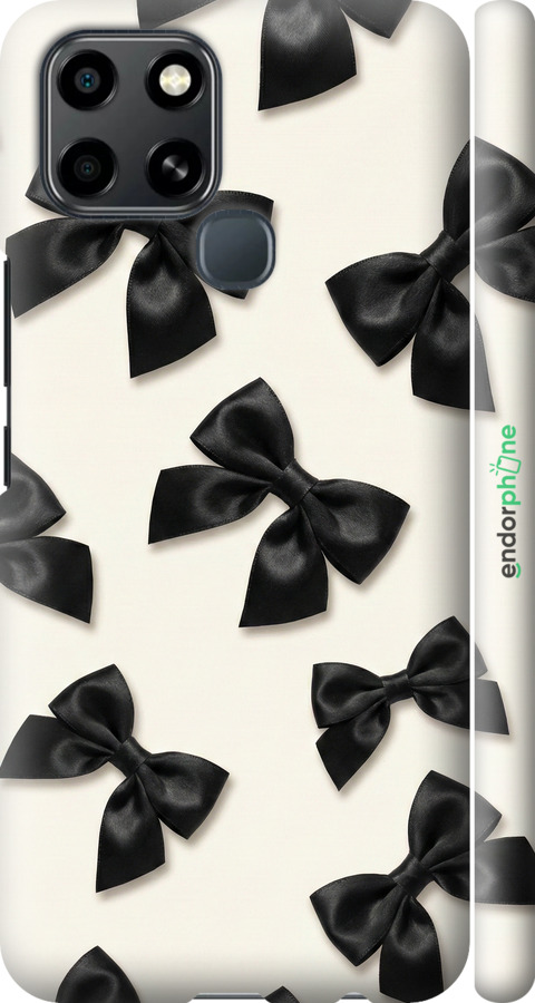 3D пластиковый матовый чехол Dark Coquette для Infinix Smart 6 - 6765m-2758 изображение 